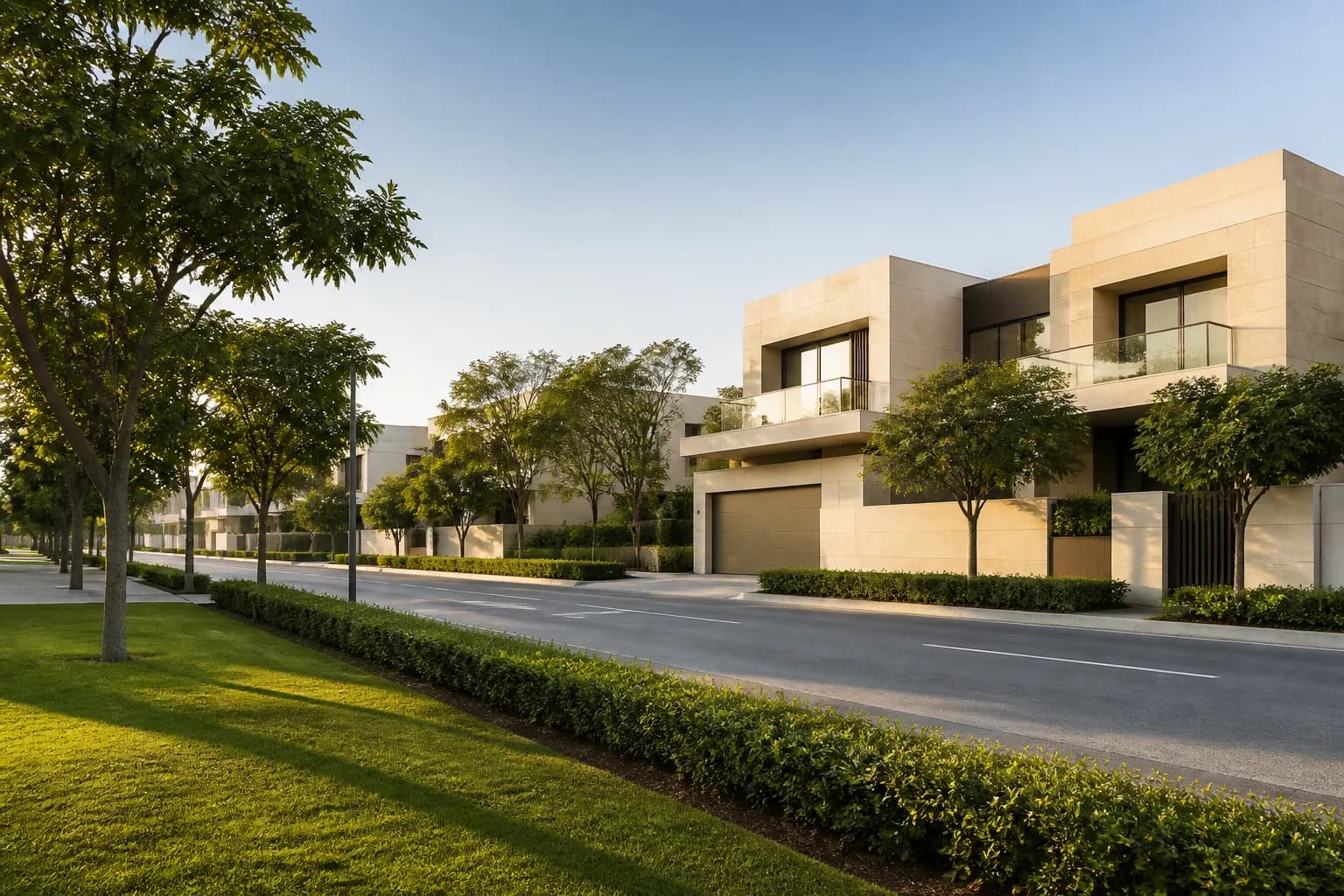 Illustrative villa setting for Dubai Hills Estate